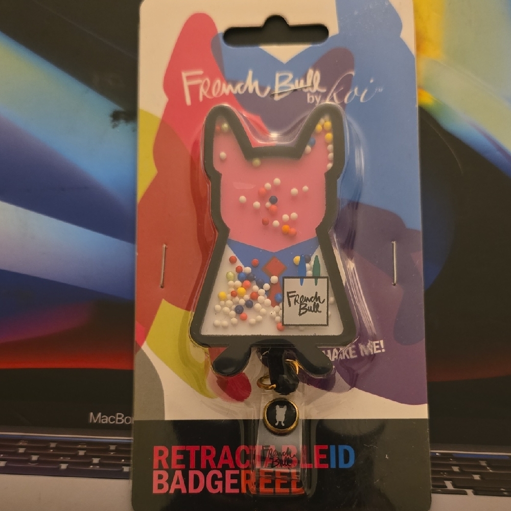 Retractable ID Badge Reel - Pink